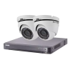 Kit Vidéosurveillance Turbo HD Hikvision 2 caméras dôme